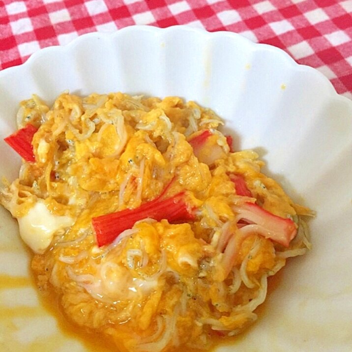 しらすとカニカマの卵炒め レシピ 作り方 By Thank You Good Bye 楽天レシピ しらすとカニカマの卵炒め レシピ 作り方 By Thank You Good Bye 楽天レシピ